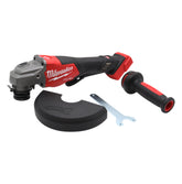 Milwaukee 3670-20 18V Cordless 4-1/2"-6" Braking Grinder – 9,000 RPM Brushless Motor, Rapid Brake, Paddle Switch, Anti-Vibration Side Handle, 5/8-11 Spindle, Durable Housing (Tool-Only)